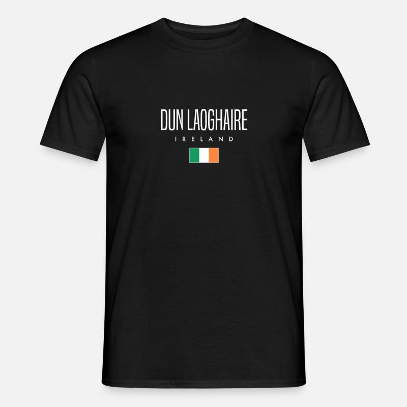 Dun Laoghaire Irland - Männer T-Shirt - Schwarz
