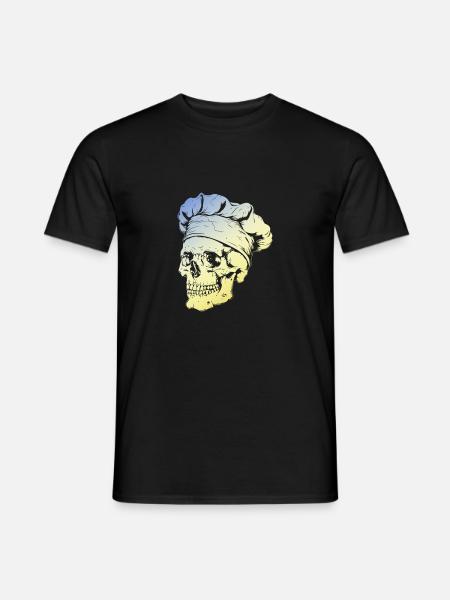 Chef Skull - Men's T-Shirt - black