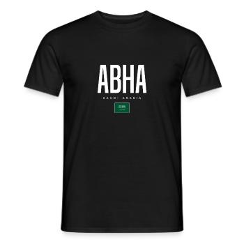 Abha Saudi-Arabien - Männer T-Shirt - Schwarz - Vorne - AI Model Male 178 light (178cm)