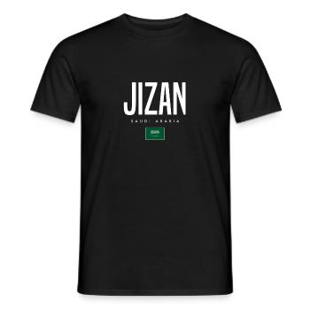 Jizan Saudi-Arabien - Männer T-Shirt - Schwarz - Vorne - AI Model Male 178 light (178cm)