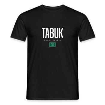 Tabuk Saudi-Arabien - Männer T-Shirt - Schwarz - Vorne - AI Model Male 178 light (178cm)