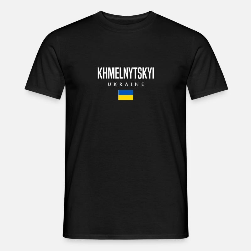 Khmelnytskyi Ukraine - Männer T-Shirt - Schwarz