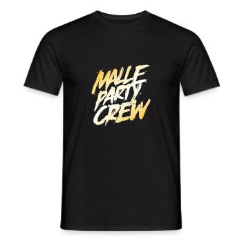 Malle Party Crew - Männer T-Shirt - Schwarz - Vorne - AI Model Male 178 light (178cm)