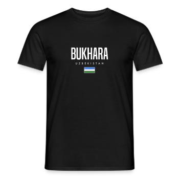 Boukhara, Ouzbékistan - T-shirt homme - noir - Devant - AI Model Male 178 light (178cm)