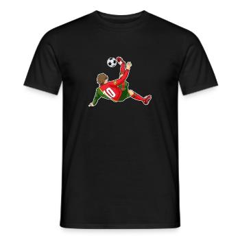 Équipe du Portugal de football I Football Portugal - T-shirt homme - noir - Devant - AI Model Male 178 light (178cm)