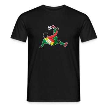 Senegalese National Soccer Team I Football Senegal - Männer T-Shirt - Schwarz - Vorne - AI Model Male 178 light (178cm)