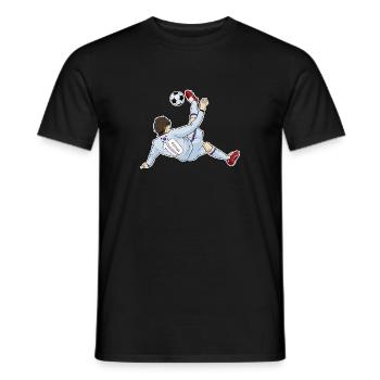 Équipe de Corée du Sud de football I Football - T-shirt homme - noir - Devant - AI Model Male 178 light (178cm)