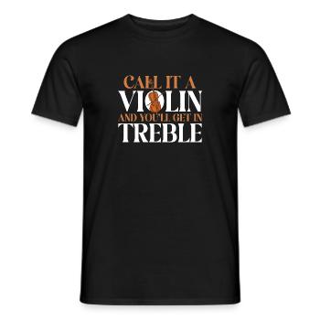 Violoncelliste Violoncelliste Musicien Violoncelle - T-shirt homme - noir - Devant - AI Model Male 178 light (178cm)