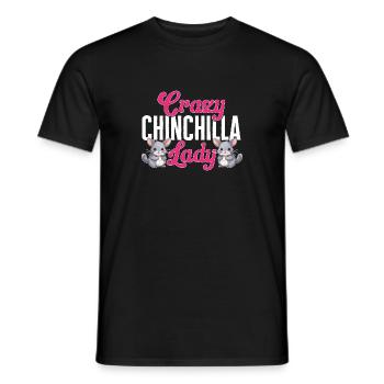 Chinchilla - T-shirt homme - noir - Devant - AI Model Male 178 light (178cm)
