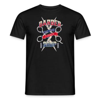 Barbier Barbier - T-shirt homme - noir - Devant - AI Model Male 178 light (178cm)