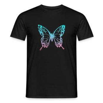 Butterfly Fairy Grunge Fairycore Esthétique Goth - T-shirt homme - noir - Devant - AI Model Male 178 light (178cm)
