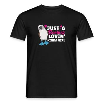 Blue-footed Booby Seabird Blue-footed Booby Seabird - Men's T-Shirt - black - Front - AI Model Male 178 light (178cm)