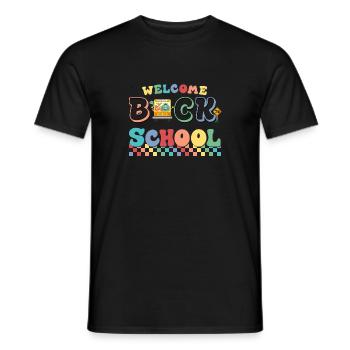 Bienvenue à la rentrée scolaire - T-shirt homme - noir - Devant - AI Model Male 178 light (178cm)