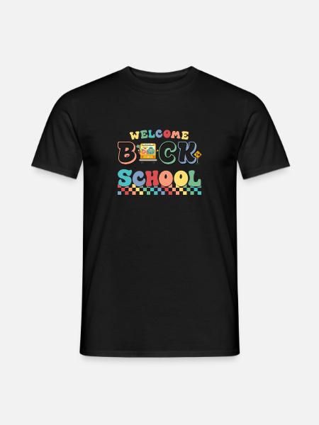 Welcome Back to School - Men's T-Shirt - black