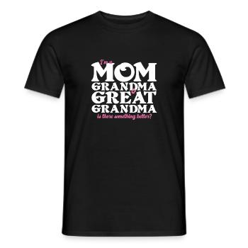 Uroma Urgroßmutter Urenkel - Männer T-Shirt - Schwarz - Vorne - AI Model Male 178 light (178cm)