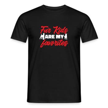 Haustierbetreuung Katze Hund Haustiersitter - Männer T-Shirt - Schwarz - Vorne - AI Model Male 178 light (178cm)