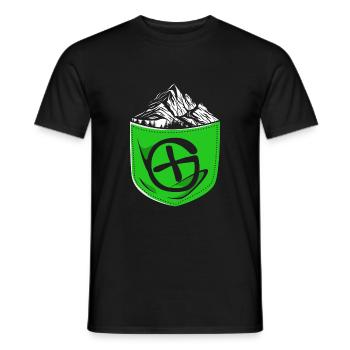 Geocaching Geocache Geocacher - Männer T-Shirt - Schwarz - Vorne - AI Model Male 178 light (178cm)