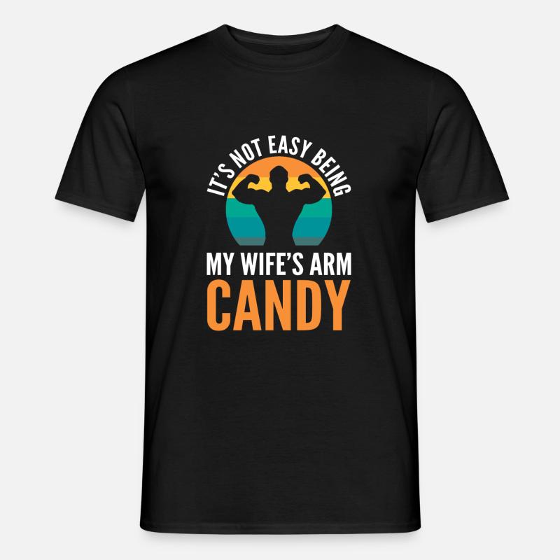 Arm Candy Ehemann - Männer T-Shirt - Schwarz