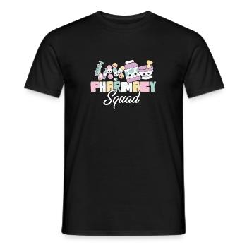 Pharmacy Squad Pharmacist Life Pharmacology - Men's T-Shirt - black - Front - AI Model Male 178 light (178cm)