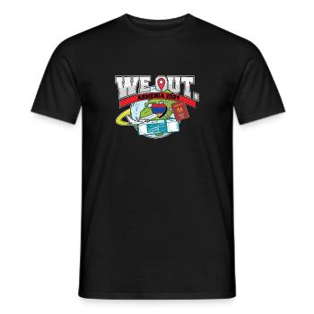 Nous voyageons en Arménie Voyage Matching Famille - T-shirt homme - noir - Devant - AI Model Male 178 light (178cm)