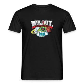 We Out Trip To Bangladesh Travel Matching Family - Men's T-Shirt - black - Front - AI Model Male 178 light (178cm)