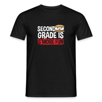 S'more Campfire Marshmallow Camping - T-shirt homme - noir - Devant - AI Model Male 178 light (178cm)