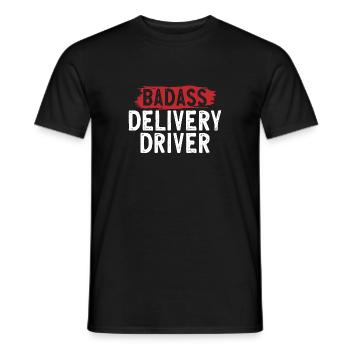 Supplier Package Delivery - Men's T-Shirt - black - Front - AI Model Male 178 light (178cm)