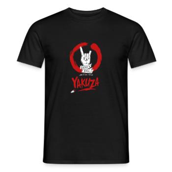 Metal Sign Yakuza Zen - Männer T-Shirt - Schwarz - Vorne - AI Model Male 178 light (178cm)