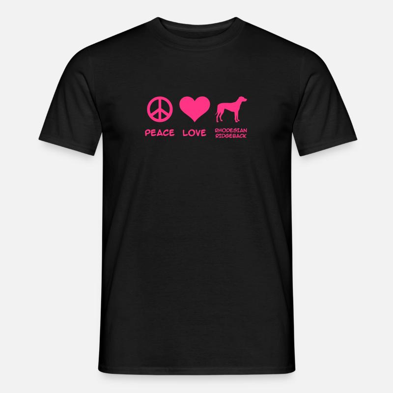 Rhodesian Ridgeback - Männer T-Shirt - Schwarz