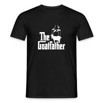 Goat Lover Goat Farming Goat Farmer The Goatfather - Männer T-Shirt - Schwarz - Vorne - AI Model Male 178 light (178cm)