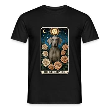 Weimaraner - Männer T-Shirt - Schwarz - Vorne - AI Model Male 178 light (178cm)