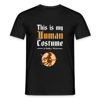 Halloween Costume - Männer T-Shirt - Schwarz - Vorne - AI Model Male 178 light (178cm)