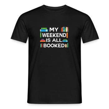 My Book smells Better than your Tablet - Männer T-Shirt - Schwarz - Vorne - AI Model Male 178 light (178cm)