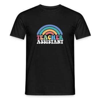 Substitute Teacher Teacher Assistant School - Männer T-Shirt - Schwarz - Vorne - AI Model Male 178 light (178cm)