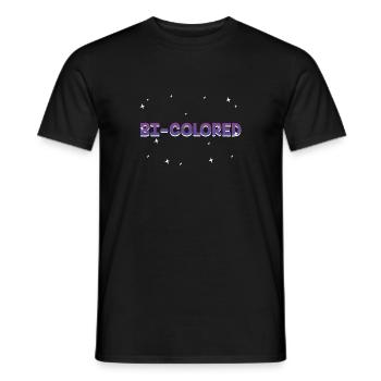 Bi Colored Bisexual LGBTQ Bi Pride LGBT Sayings - Männer T-Shirt - Schwarz - Vorne - AI Model Male 178 light (178cm)