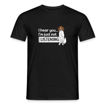Treeing Walker Coonhound - Männer T-Shirt - Schwarz - Vorne - AI Model Male 178 light (178cm)