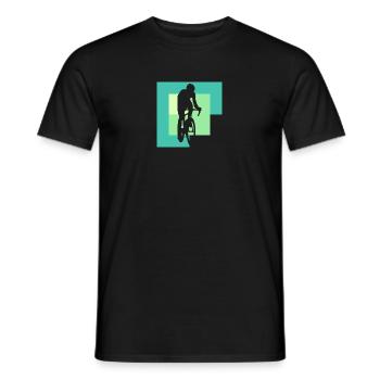 Radfoan Radfahren Radeln Radtour - Männer T-Shirt - Schwarz - Vorne - AI Model Male 178 light (178cm)