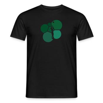Volley-ball Volley-ball de plage Joueurs de volley-ball - T-shirt homme - noir - Devant - AI Model Male 178 light (178cm)