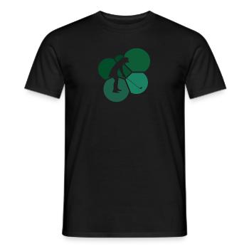 Golf Golfball Par - Männer T-Shirt - Schwarz - Vorne - AI Model Male 178 light (178cm)