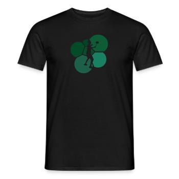 Badminton Smash Badmintonschläger Clear - Männer T-Shirt - Schwarz - Vorne - AI Model Male 178 light (178cm)