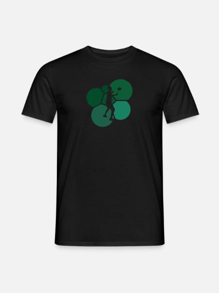 Badminton Smash Badmintonschläger Clear - Männer T-Shirt - Schwarz
