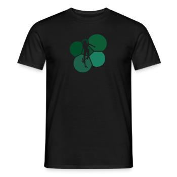Skateboard Skateboarding Skating Skateboarding - Men's T-Shirt - black - Front - AI Model Male 178 light (178cm)