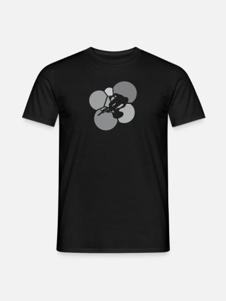 Dirt Freeride Biker - Männer T-Shirt - Schwarz