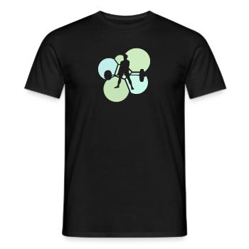 Weightlifting Gym Kraftsport Gym - Männer T-Shirt - Schwarz - Vorne - AI Model Male 178 light (178cm)