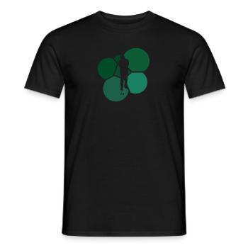 Golf Golfball Putting Golfer - Männer T-Shirt - Schwarz - Vorne - AI Model Male 178 light (178cm)