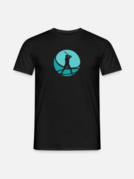 Baseball Baserunner Baseballer - Männer T-Shirt - Schwarz