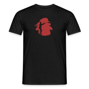 Lacrosse Intercrosse Fogo - Men's T-Shirt - black - Front - AI Model Male 178 light (178cm)