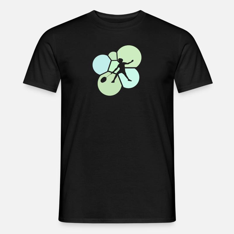 Badminton Smash Badmintonspieler Smash - Männer T-Shirt - Schwarz