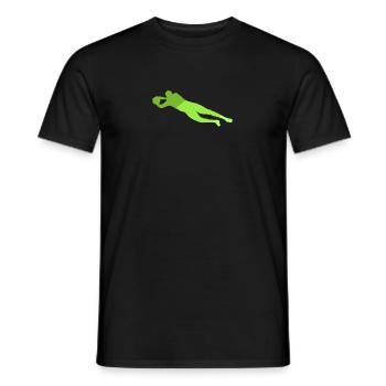 Joueur de football Joueur de football - T-shirt homme - noir - Devant - AI Model Male 178 light (178cm)