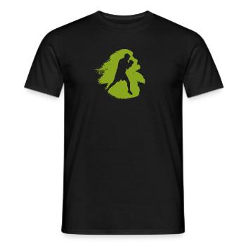 Boxing Jab Boxer - Men's T-Shirt - black - Front - AI Model Male 178 light (178cm)